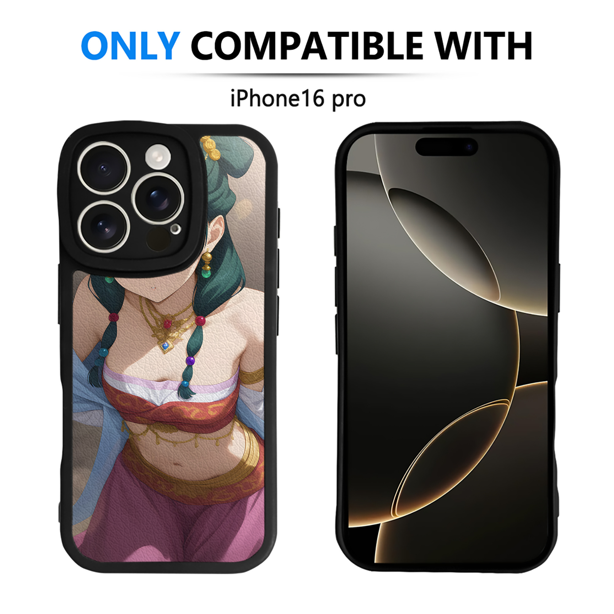 （画像用） 薬屋のひとりごと The Apothecary Diaries 【iPhone 16シリーズ対応】シリコンスマホケース（レザー調） 材質：シリコン